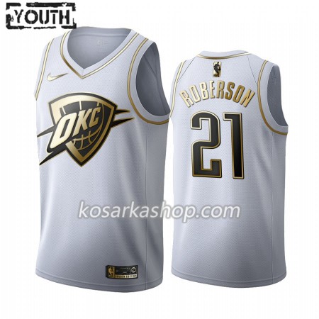 Dres Oklahoma City Thunder Andre Roberson 21 Nike 2019-20 Bijela Golden Edition Swingman - Dječji